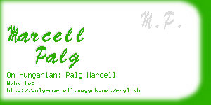 marcell palg business card